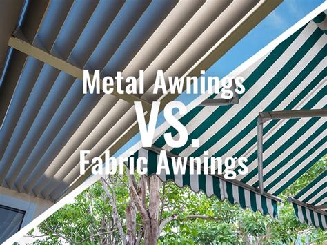 fabric vs metal window awning|window awnings vs fabric.